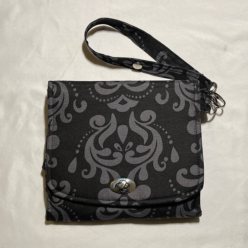 Lilly Bit Grey and Black Versatile Small Bag